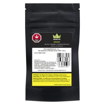 Redecan Cold Creek Kush Redees 10x0.4g Pre-Rolls