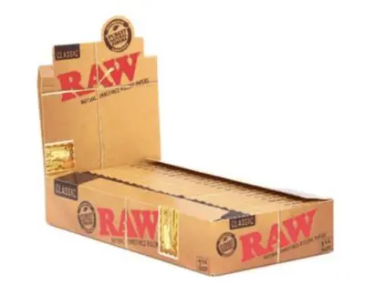 SMOKE ARSENAL Papers & Tips - Raw Classic 1 1/4" Rolling Paper