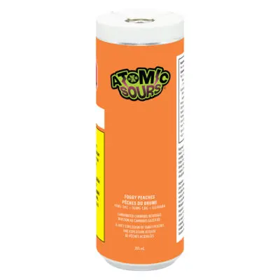 XMG Atomic Sours 355ml Beverage - FOGgy Peaches 355ml Beverage