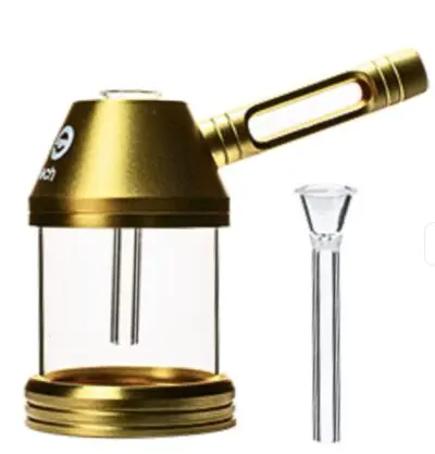Cheech 5" Metal Oil Can Bubbler - (Gold)