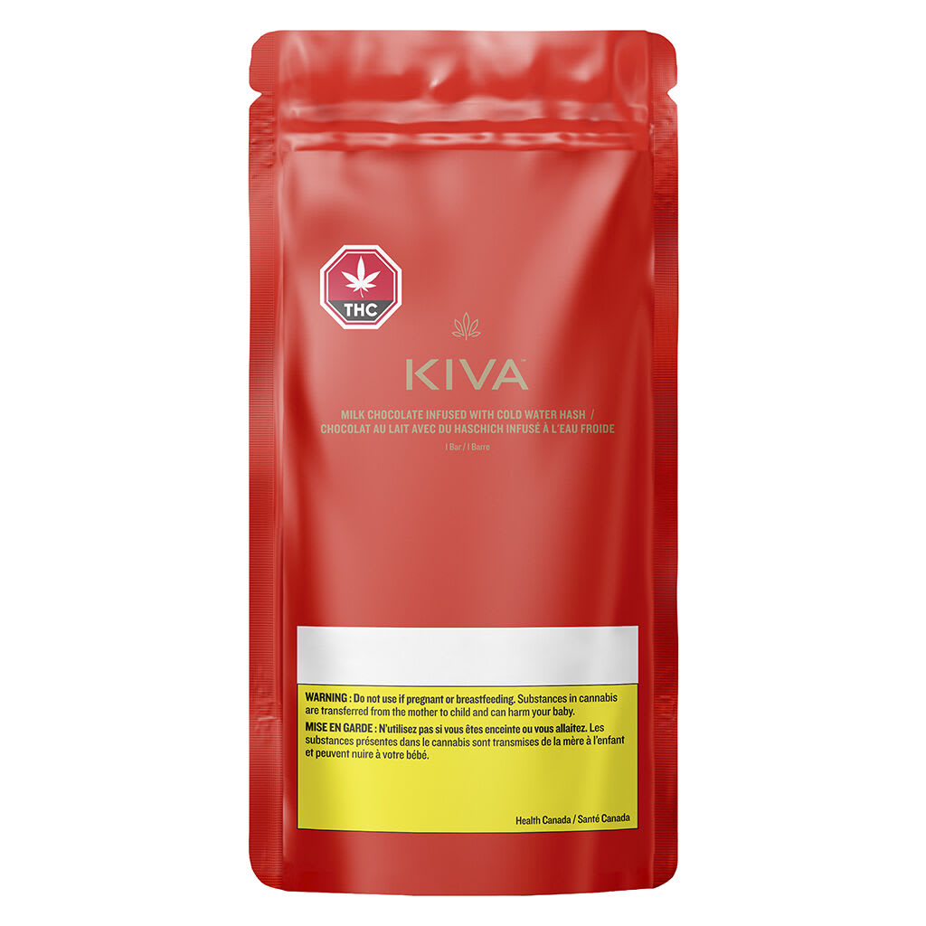 KIVA Milk Chocolate Infused With Cold Water Hash