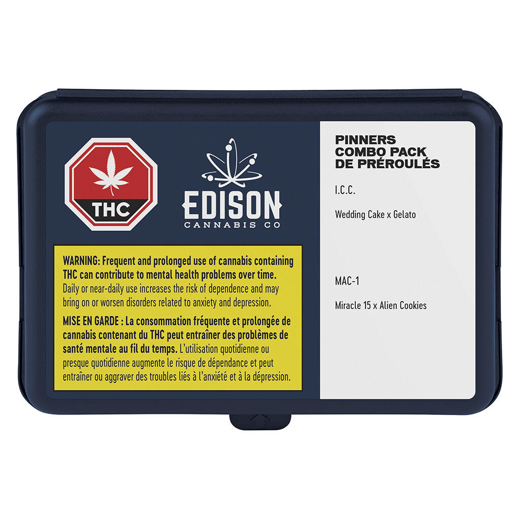 EDISON CANNABIS CO. ICC + MAC 1 Pre-Roll Combo Pack