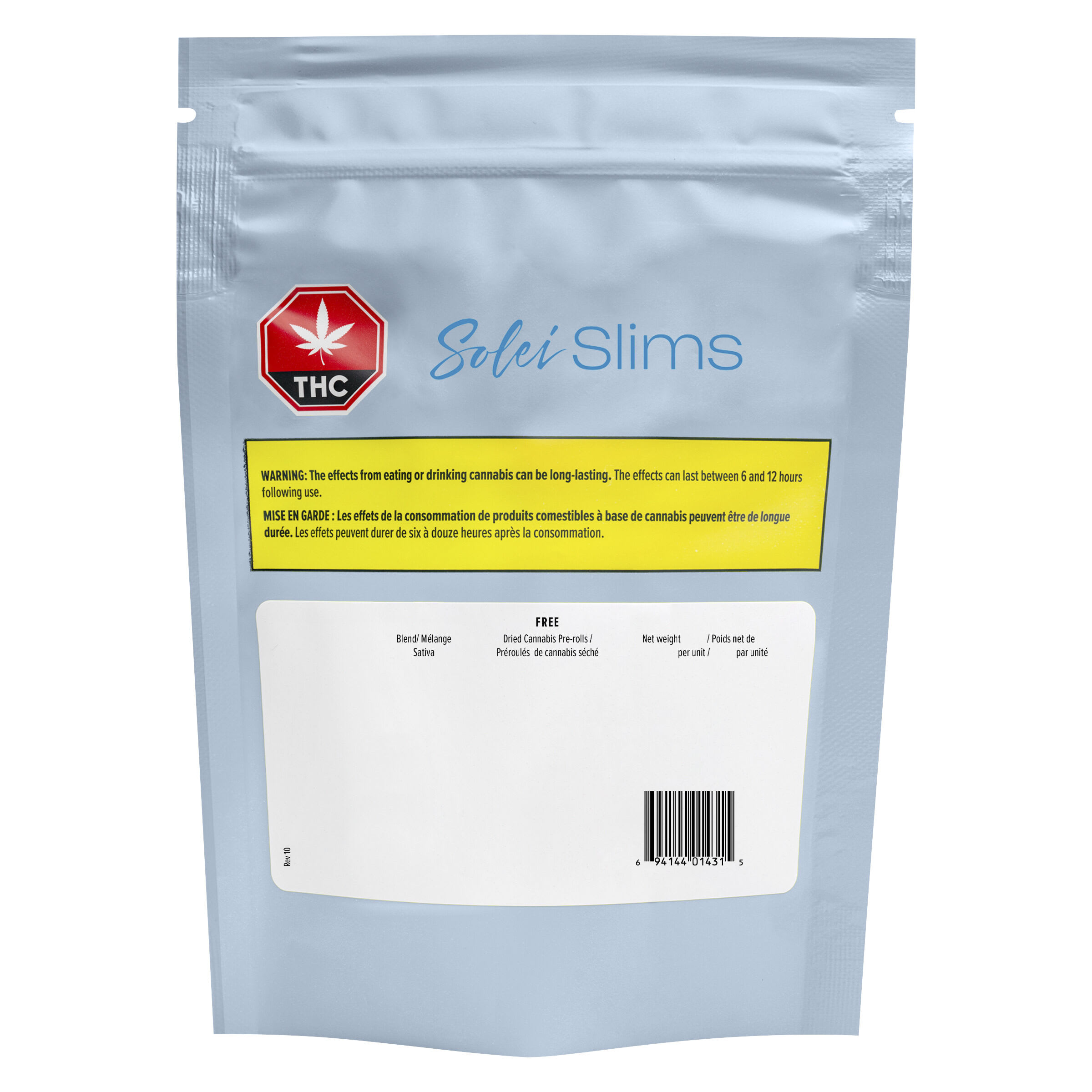 SOLEI Free Slims Pre-Roll