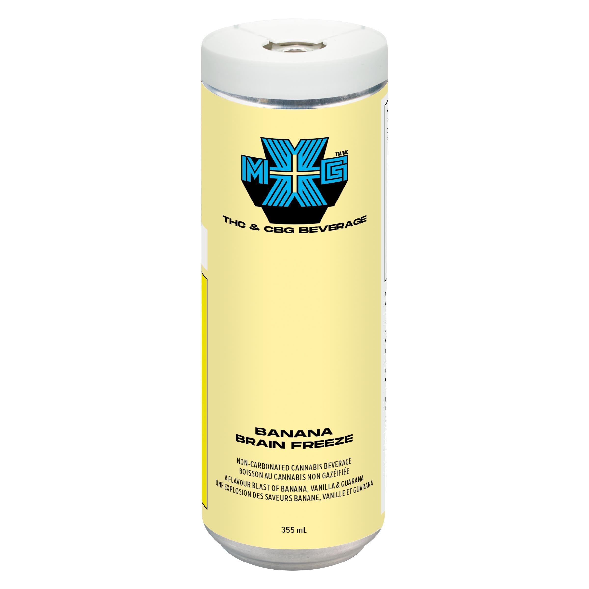 XMG+ Banana Brain Freeze 355ml Beverage