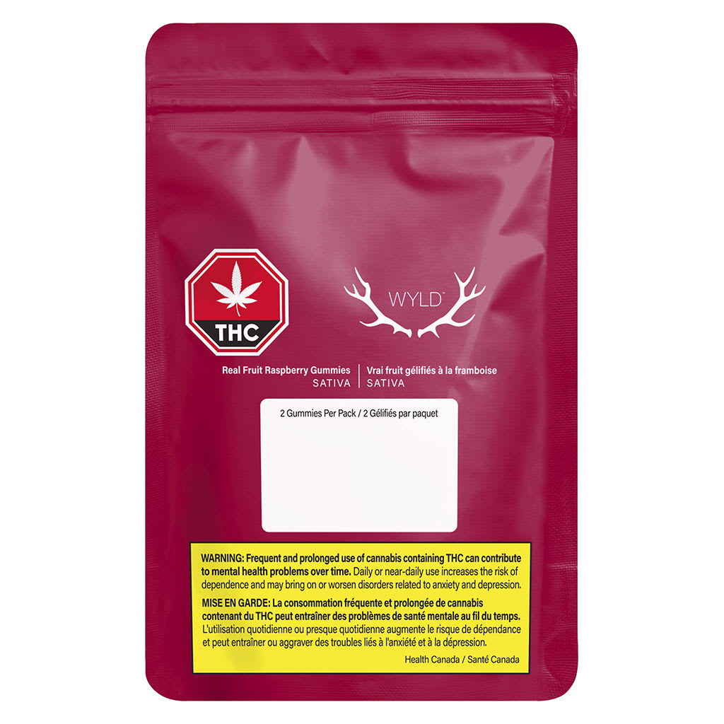 WYLD Real Fruit Raspberry Soft Chew
