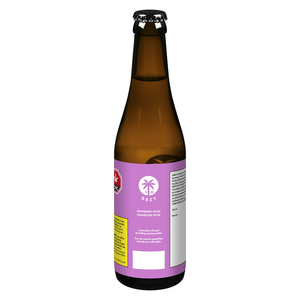 Raspberry Rose Cannabis Infused Sparkling Spring Water