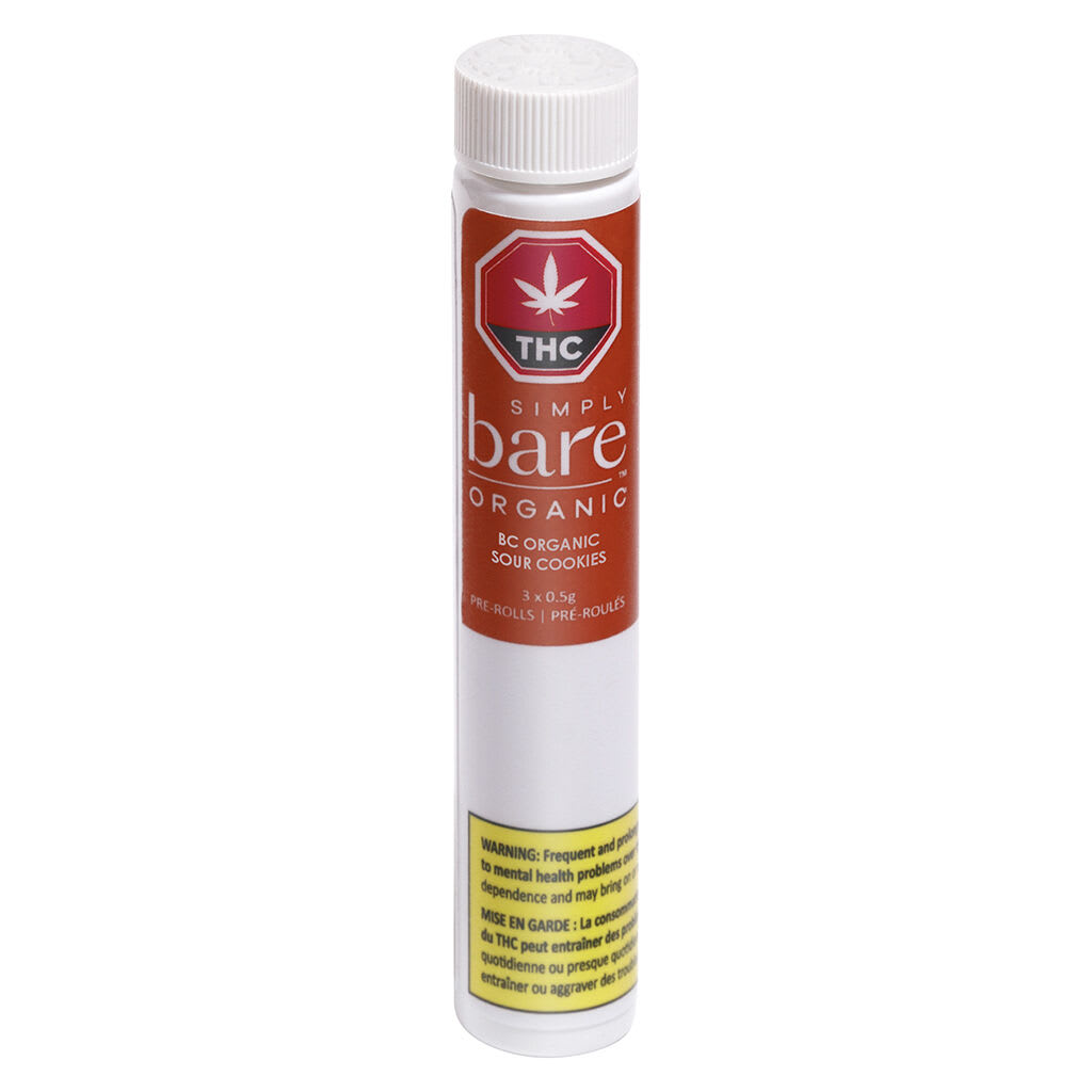 SIMPLY BARE BC Organic Sour Cookies Pre-Roll