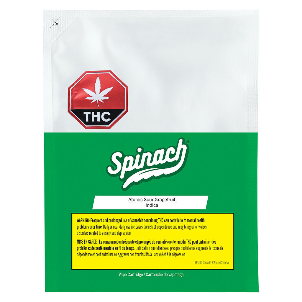 SPINACH Atomic Sour Grapefruit 510 Thread Cartridge