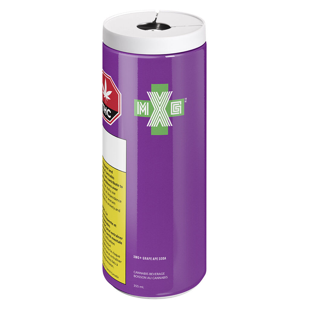 XMG+ GRAPE APE SODA 355ml Beverage