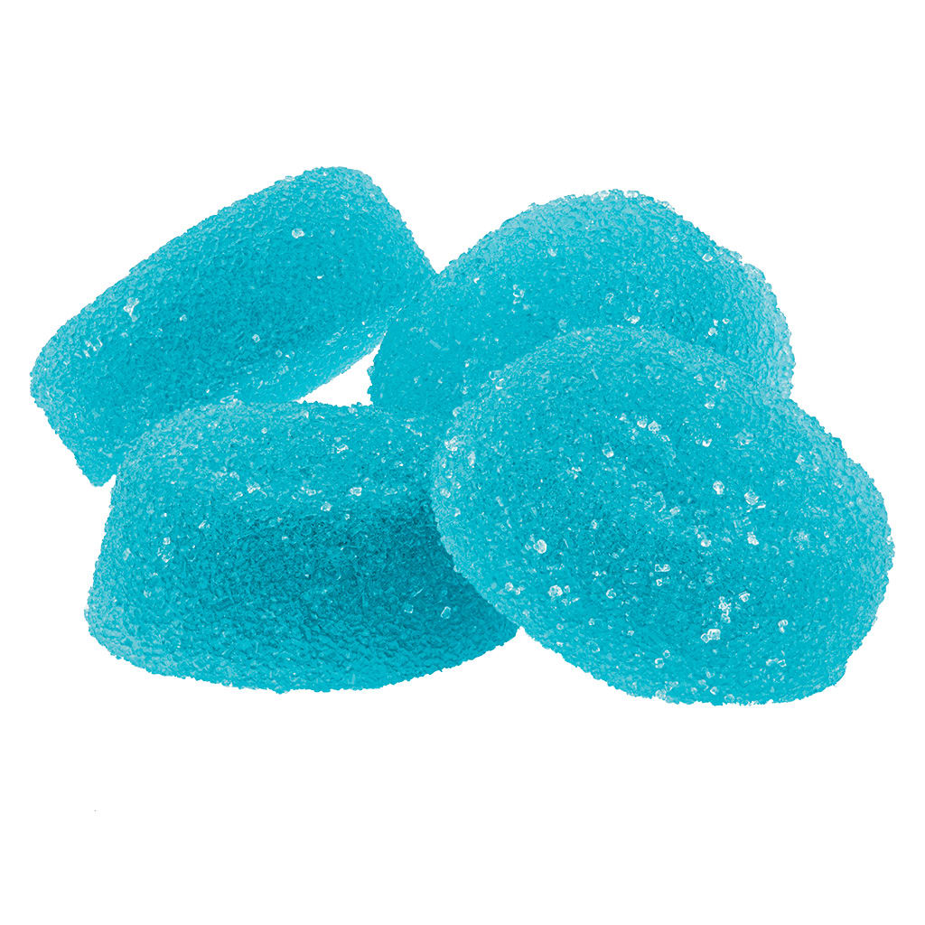 SHRED'EMS Sour Blue Razzberry 2:1 +CBD Gummies 4 pack