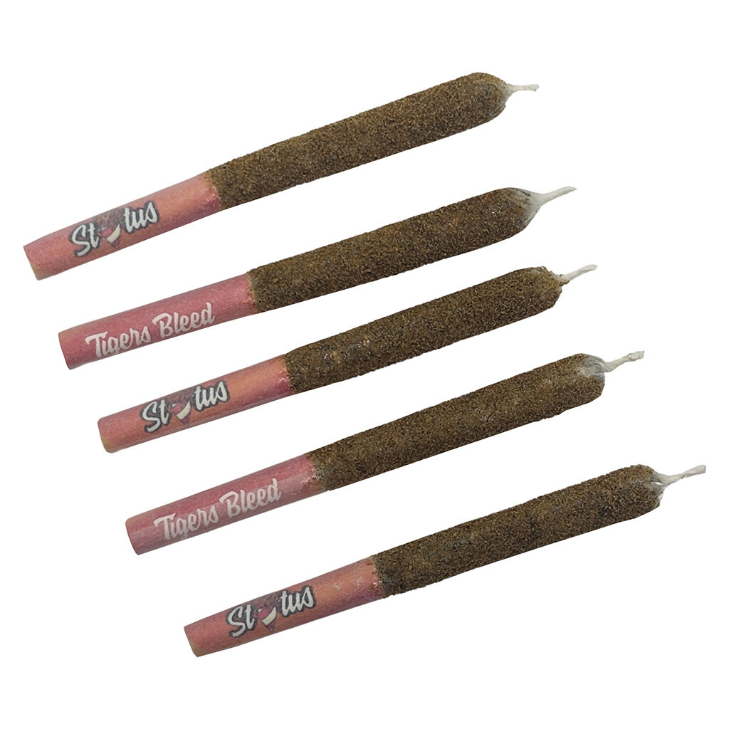 Status Tigers Bleed 5x0.25g Infused Pre-Rolls