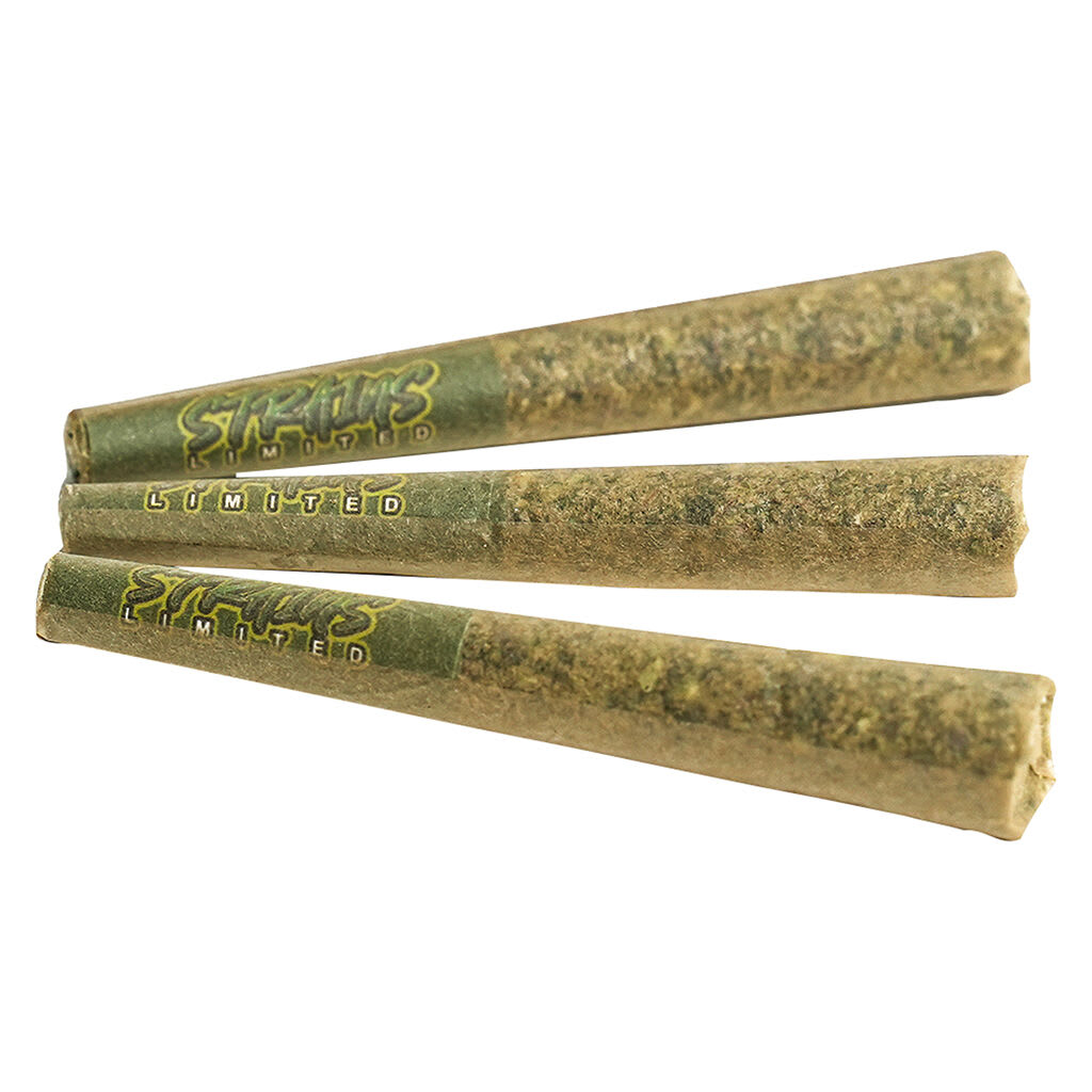 Strains Limited First Class Gas 3x0.5g Pre-Rolls