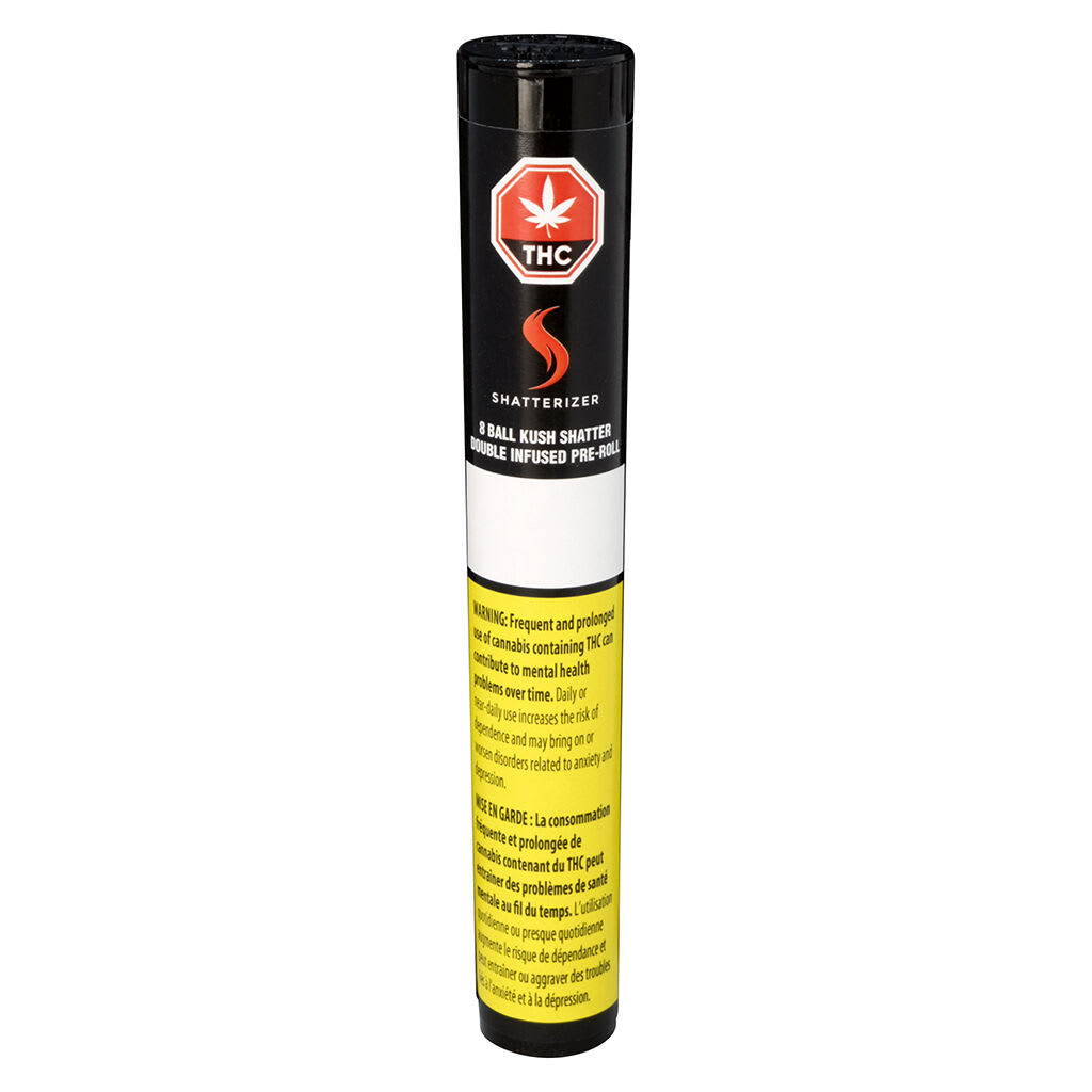 Shatterizer 8 Ball Kush 1x1g Infused Pre-Roll