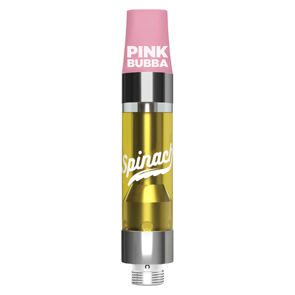 Spinach Pink Bubba Liquid Diamonds 1g 510 Thread Cartridge
