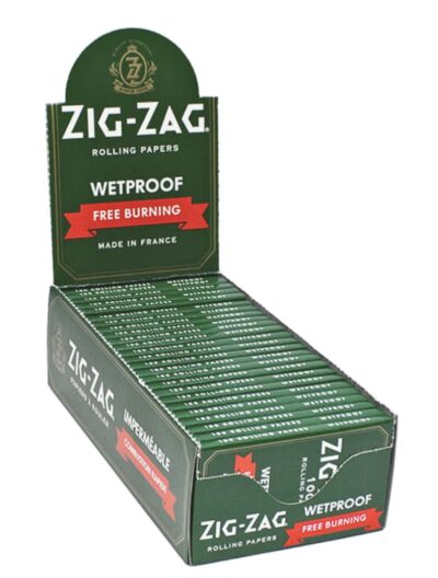 SMOKE ARSENAL Papers & Tips - Zig Zag Green Wetproof Paper