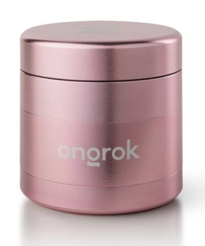 Smoke Arsenal Grinders - Ongrok 4pc EZ Metal Grinder (Rose Gold)