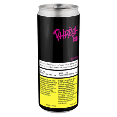 PHRESH CBD Raspberry 355ml Beverage