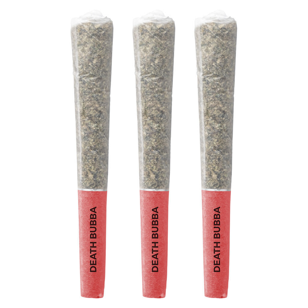 Pistol and Paris Death Bubba 3x0.5g Pre-Rolls