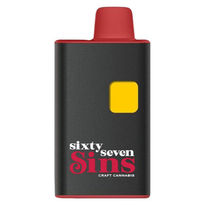 Sixty Seven Sins Gas Face Cured Resin 1g Disposable Vape