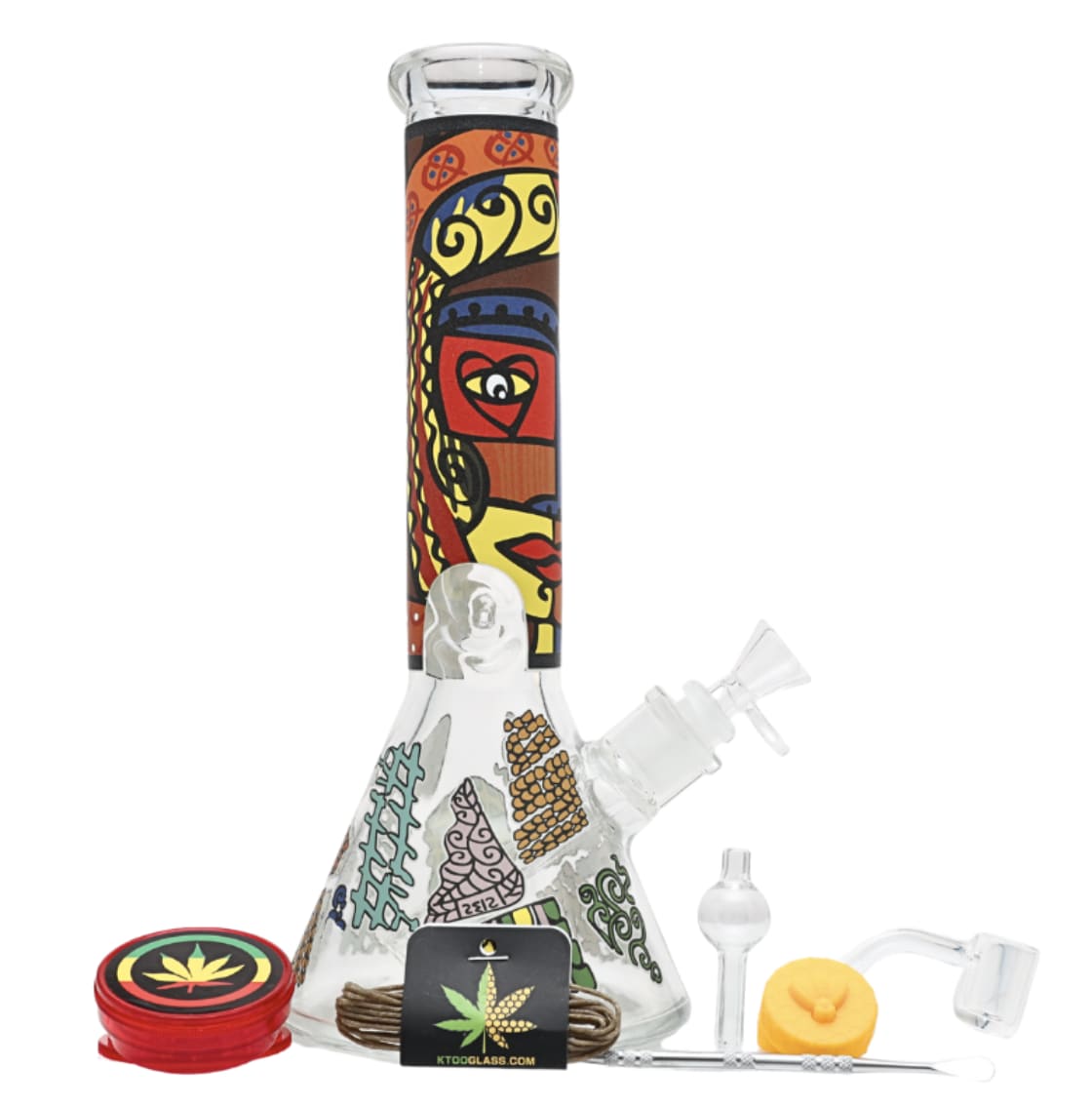 12" 5mm Modern Muse Glass Bong