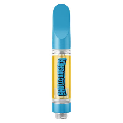 Skullcrusher by RAD Iced Orange 0.45g Melted Diamond 510 Thread Cartridge